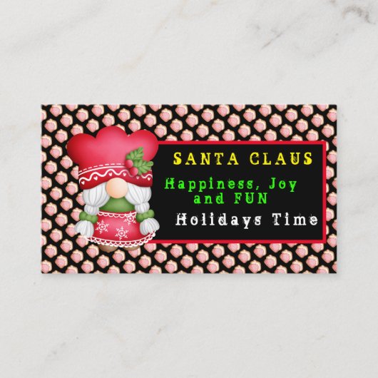 ハウス格言カスタマイズカラーアンド文字 名刺 (正面)