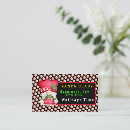 ハウス格言カスタマイズカラーアンド文字 名刺 (スタンド正面)