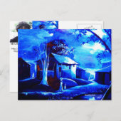 ハウス油オンキャンバスバイムジゾラアグバモシオクブル ポストカード (正面/裏面)