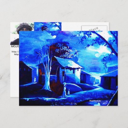 ハウス油オンキャンバスバイムジゾラアグバモシオクブル ポストカード (正面/裏面)