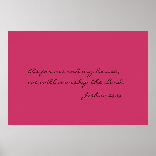 ハウス祈りの言葉 ポスター (正面)