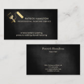 ハウス絵を描プロフェッショナルエレガントモダン 名刺 (正面/裏面)