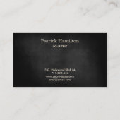 ハウス絵を描プロフェッショナルエレガントモダン 名刺 (裏面)