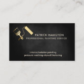 ハウス絵を描プロフェッショナルエレガントモダン 名刺 (正面)