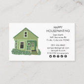 ハウス絵画ズ建築ソーシャル・アイコン 名刺 (裏面)