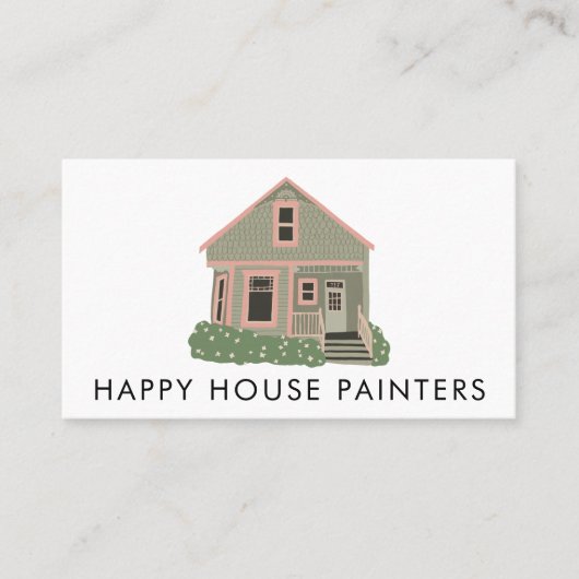 ハウス絵画ズ建築ソーシャル・アイコン 名刺 (正面)