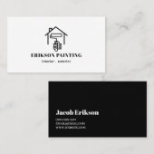 ハウス絵画ズ 名刺 (正面/裏面)