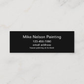 ハウス絵画プロフェッショナル画家 スキニー名刺 (裏面)