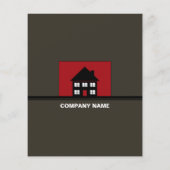 ハウス販売、不動産仲介業者、不動産代理広告業者 チラシ (裏面)