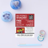 ハウス販売、不動産仲介業者、不動産代理広告業者 チラシ (シングル)