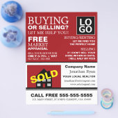 ハウス販売、不動産仲介業者、不動産代理広告業者 チラシ (シングル)