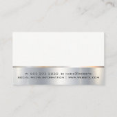 ハウス鍵不動産仲介業者ロゴ | 住宅地 名刺 (裏面)