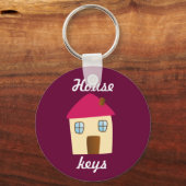ハウス鍵 キーホルダー (正面)