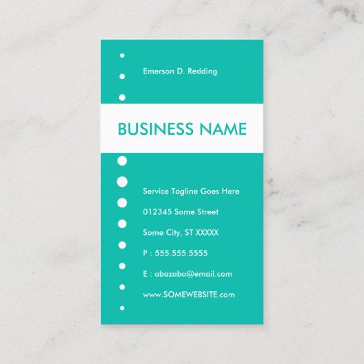 ハウス鍵 名刺 (裏面)