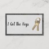 ハウス鍵 | 実在地 名刺 (正面)