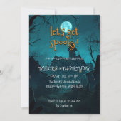 ハウス・イン・ザ・ウッズ　キッズ　ハロウィン　バースデーパーティー 招待状 (正面)