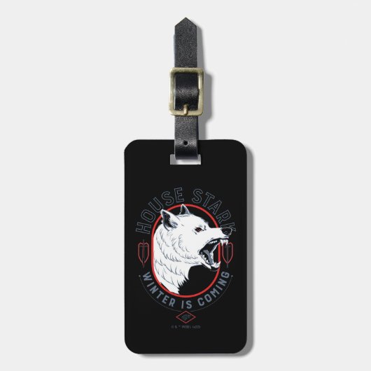 ハウス・スターク・ウィンター・イ来ズ ラゲッジタグ (正面縦)