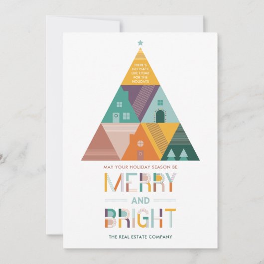 ハウス&ツリー実在エステートビジネスホリデーカード シーズンカード (正面)