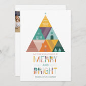 ハウス&ツリー実在エステートビジネスホリデーカード シーズンカード (正面/裏面)