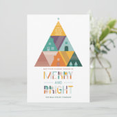 ハウス&ツリー実在エステートビジネスホリデーカード シーズンカード (スタンド正面)