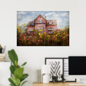 ハウス – -ビクトリアンサマーコテージ ポスター (ホームオフィス)