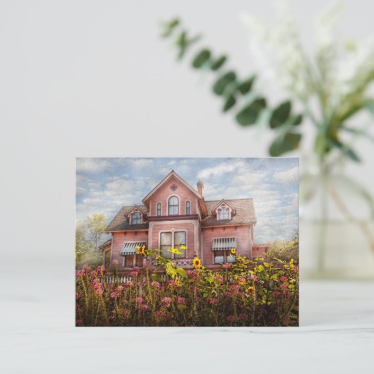ハウス – -ビクトリアンサマーコテージ ポストカード (スタンド正面)