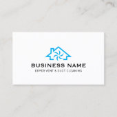 ハウス&ファンロゴドライヤーベント&ダクトクリーニング平野 名刺 (正面)