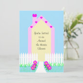 ハウス ブライダルシャワー 招待状 -- ハウス (スタンド正面)