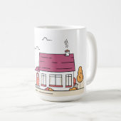 ハウス,ホーム,建物 コーヒーマグカップ (正面右)