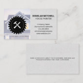 ハウス | 鋸歯とハンマー 名刺 (正面/裏面)