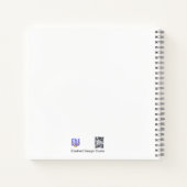 ハウスMartinsコラージュ顧客。バードウォッチングノート ノートブック (裏面)