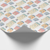 ハウズお洒落図解入りの、写真付きのズ ラッピングペーパー (角)