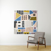 ハウズハンドドロインシームレス抽象芸術 タペストリー (インサイチュ(横))