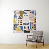 ハウズハンドドロインシームレス抽象芸術 タペストリー (インサイチュ)