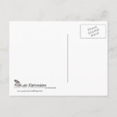 ハウズ幽霊のよく出るアンドウィッチハロウィーン招待状 インビテーションポストカード (裏面)