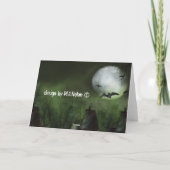 ハウズ幽霊のよく出るズハロウィーンカード カード (裏面)