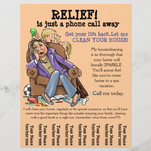 ハウセクリープロモーションフライヤー(完全にカスタマイズ可能) チラシ (正面)