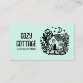 ハウセスティターピッツターホームカワイイコテージアーカスタムト 名刺 (正面)