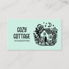 ハウセスティターピッツターホームカワイイコテージアーカスタムト 名刺