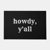 ハウディおもしろいオールサザンモダンミニマルウェルカム ドアマット (正面)