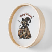 ハウディウィッチハロウィーンハイランドカウズ 壁時計 (傾斜)