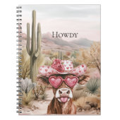 ハウディウエスタンカウインピンクハートサングラス ノートブック (正面)