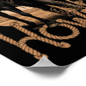 ハウディウエスタンブラック女性のカーボーイアフリカンアメリカン ポスター (角)