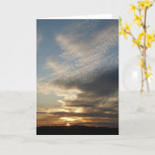 『ハウディエモント・サンセット』 カード (黄色い花)
