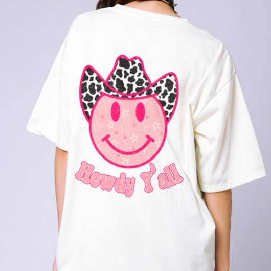 ハウディオールウェスタン女性のカーボーイバチェロレッテ Tシャツ