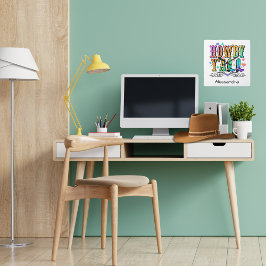 ハウディオールガールズウェスタン スクエア壁時計