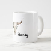 ハウディカウボーイブルホーン ジャンボコーヒーマグカップ (正面右)