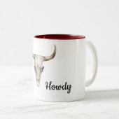 ハウディカウボーイブルホーン ツートーンマグカップ (正面右)