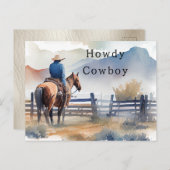 ハウディカウボーイホース ポストカード (正面/裏面)