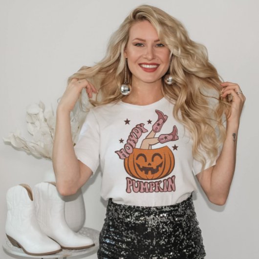 ハウディカボチャ面白いハロウィーン Tシャツ